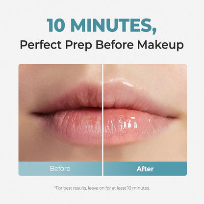 Soothing Prep Lip Mask, 10ml/0.33 fl.oz, Cooling Peel-Off Lip Mask, Gentle Daily Exfoliator for Lips, Hygienic & Easy Application, Daily Lip Care, K-Beauty