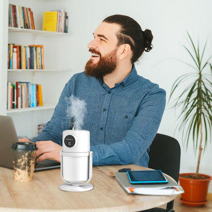 Portable Humidifier, Air Purifier - Air Filter | Small Humidifiers, Desktop Humidifier for Office, Car, Bedroom, Silent Humidifier