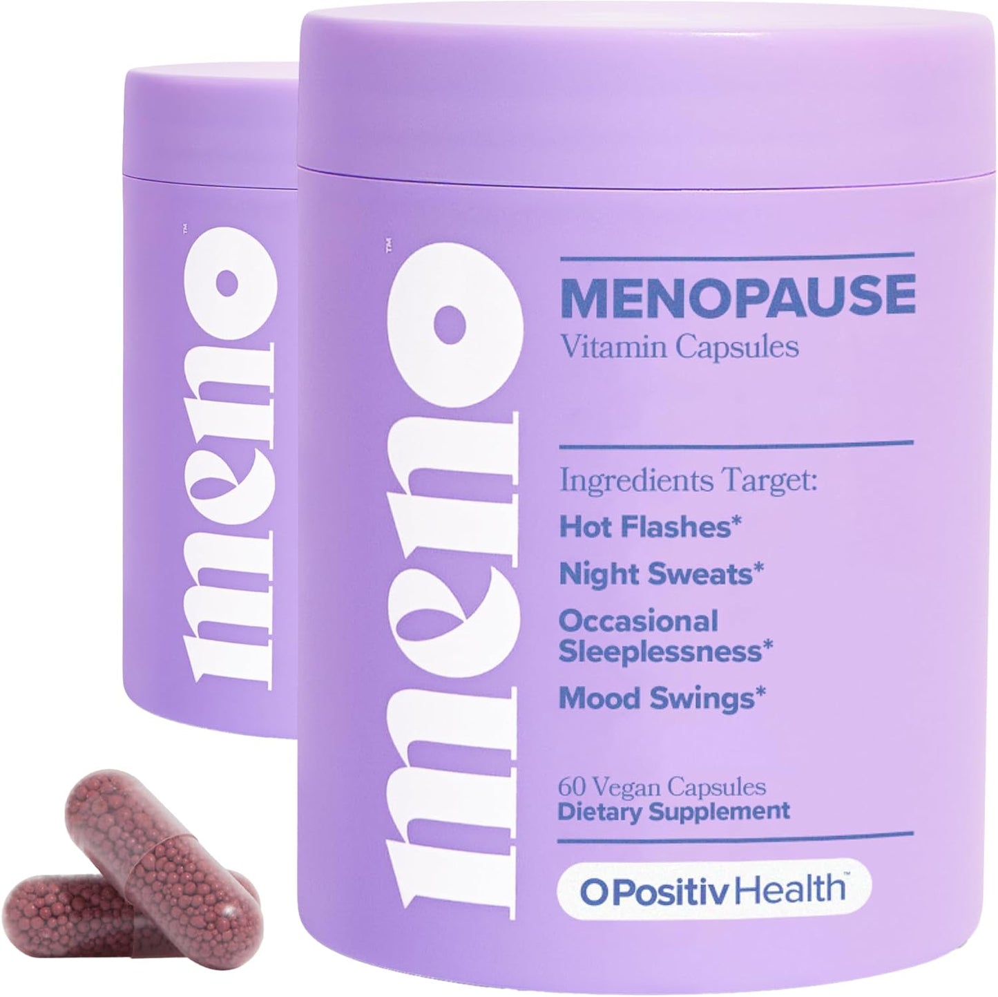 Hormone-Free Menopause Support (30 Servings): Natural relief for hot flashes and mood swings using Black Cohosh and Ashwagandha.