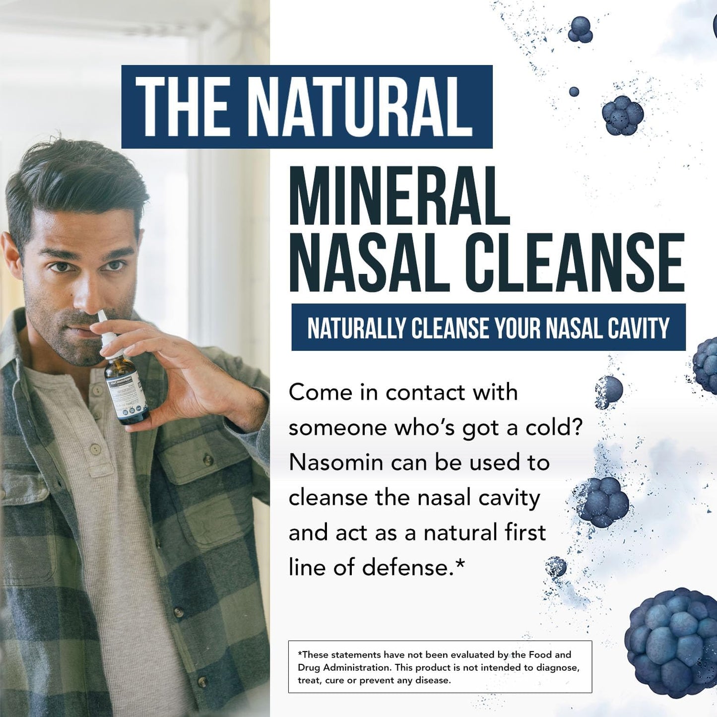 Iodine Nasal Spray – Cleanses & Refreshes Your Nasal Passages – 150+ Uses Per Bottle – 100% Natural Mineral Formula – 2 oz
