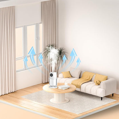 Portable Humidifier, Air Purifier - Air Filter | Small Humidifiers, Desktop Humidifier for Office, Car, Bedroom, Silent Humidifier