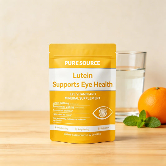 Lutein Gummies for Eye Health Vision Support Eye Vitamins | Blueberry Flavor | 60 Gummies