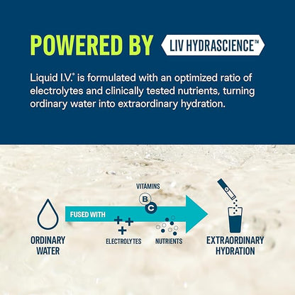 Hydration Multiplier - Lemon Lime - Hydration Powder Packets | Electrolyte Drink Mix | Easy Open Single-Serving Stick | Non-GMO | 16 Sticks