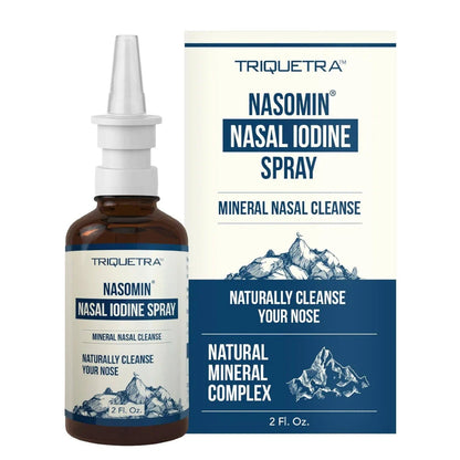 Iodine Nasal Spray – Cleanses & Refreshes Your Nasal Passages – 150+ Uses Per Bottle – 100% Natural Mineral Formula – 2 oz