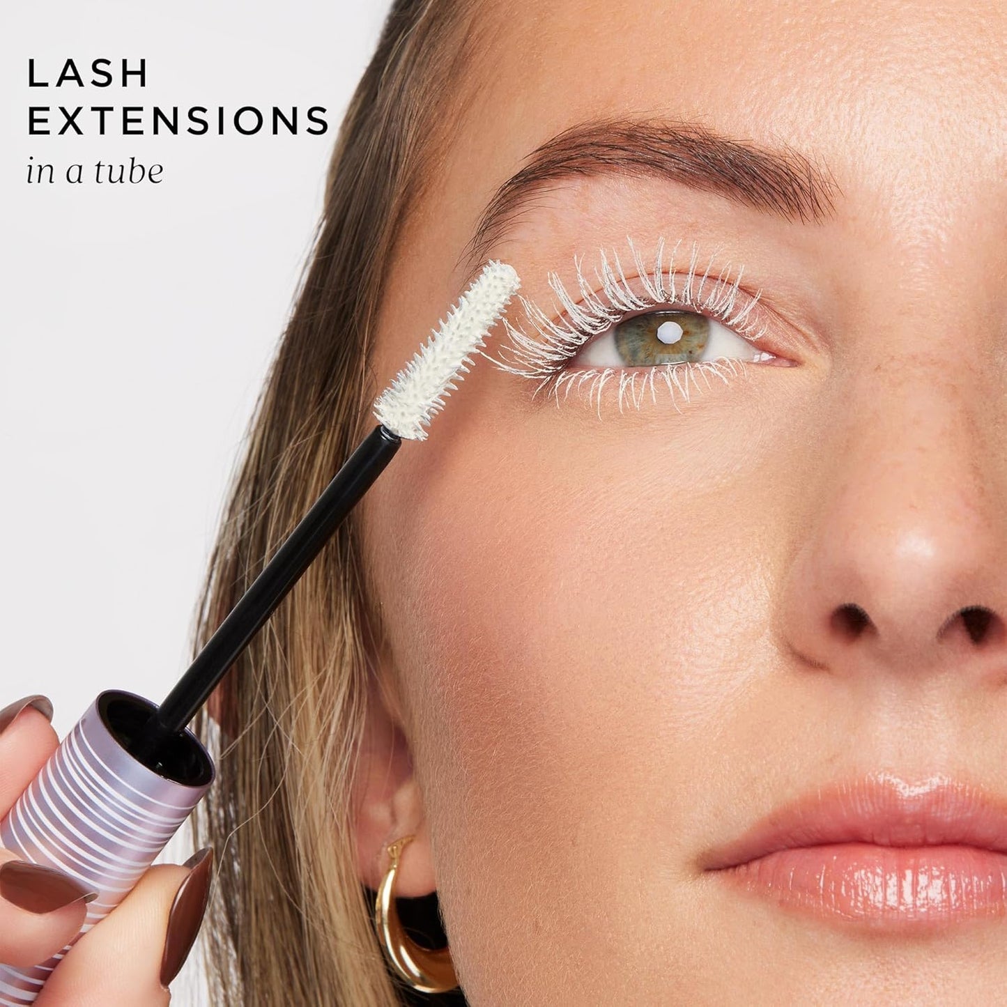 Lash cocktail - tubing mascara & primer for Longer, Full Sizeer, Volumized & Moisturized Lashes, Infused with Hyaluronic Acid, Non-Toxic, Vegan & Cruelty Free