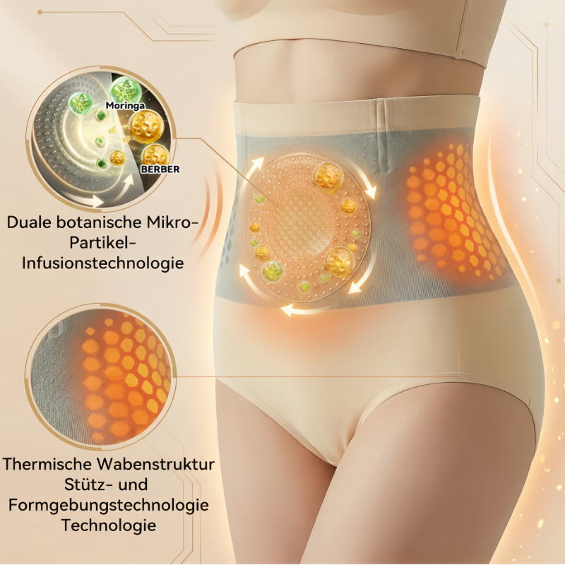 Moringa & Berberine 4-in-1 Micro-Particle Thermal Shaping Shorts – For a Feeling of Firmness & Comfort