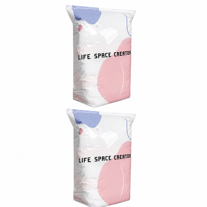 Save Up To 80% More Closet Space — No Vacuum Or Pump Required.Compress bulky bedding, blankets and seasonal clothing in seconds while keeping everything clean, dry and organized.
