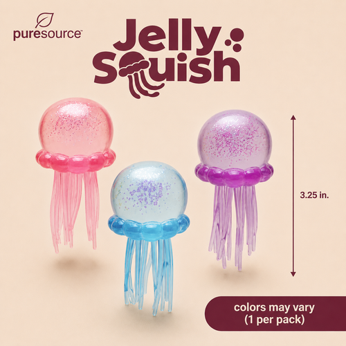 puresource Jelly Squish – Soft Gel-Filled Sensory Squeeze Toy for Home, Office & Travel✨