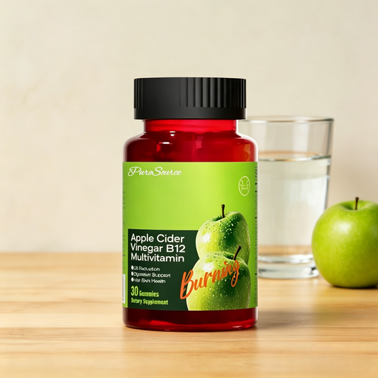 Apple cider vinegar gummies (60 gummies),  to maintain normal energy levels and gut health—promoting digestion, detoxification, and cleansing