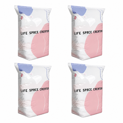 Save Up To 80% More Closet Space — No Vacuum Or Pump Required.Compress bulky bedding, blankets and seasonal clothing in seconds while keeping everything clean, dry and organized.