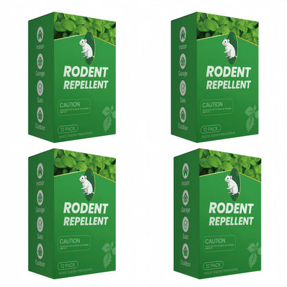 Peppermint Oil Rodent Repellent – Indoor/Outdoor Deterrent for Mice, Rats, Ants, Roaches & Spiders
