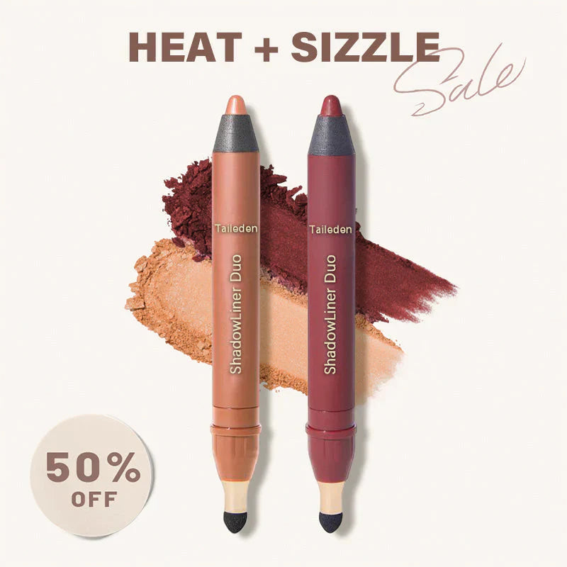 2-in-1 Eyeliner & Eyeshadow Stick with Smudge Brush | Long-Lasting & Smudge-Proof