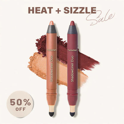 2-in-1 Eyeliner & Eyeshadow Stick with Smudge Brush | Long-Lasting & Smudge-Proof
