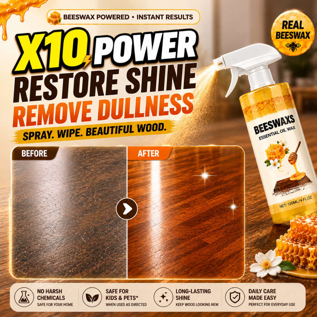 ScratchErase Beeswax Floor Spray - 2026 Expert-Formulated Wood Renewal Formula🔥SUMMRT SALE 60% OFF🔥
