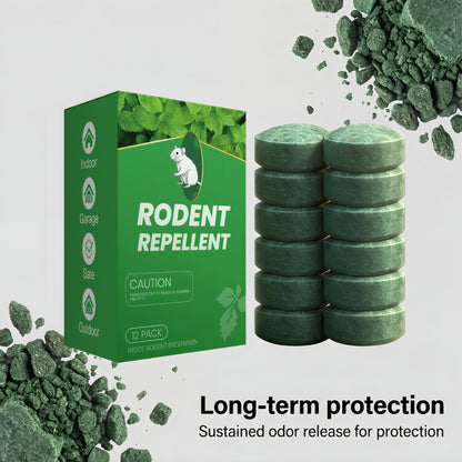 Peppermint Oil Rodent Repellent – Indoor/Outdoor Deterrent for Mice, Rats, Ants, Roaches & Spiders