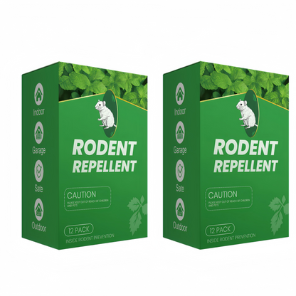 Peppermint Oil Rodent Repellent – Indoor/Outdoor Deterrent for Mice, Rats, Ants, Roaches & Spiders