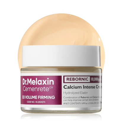 Cemenrete CX Calcium Intense Firming Cream 50ml (1.69 fl oz) with Rebornic 10,000ppm, Niacinamide & Hydrolyzed Elastin
