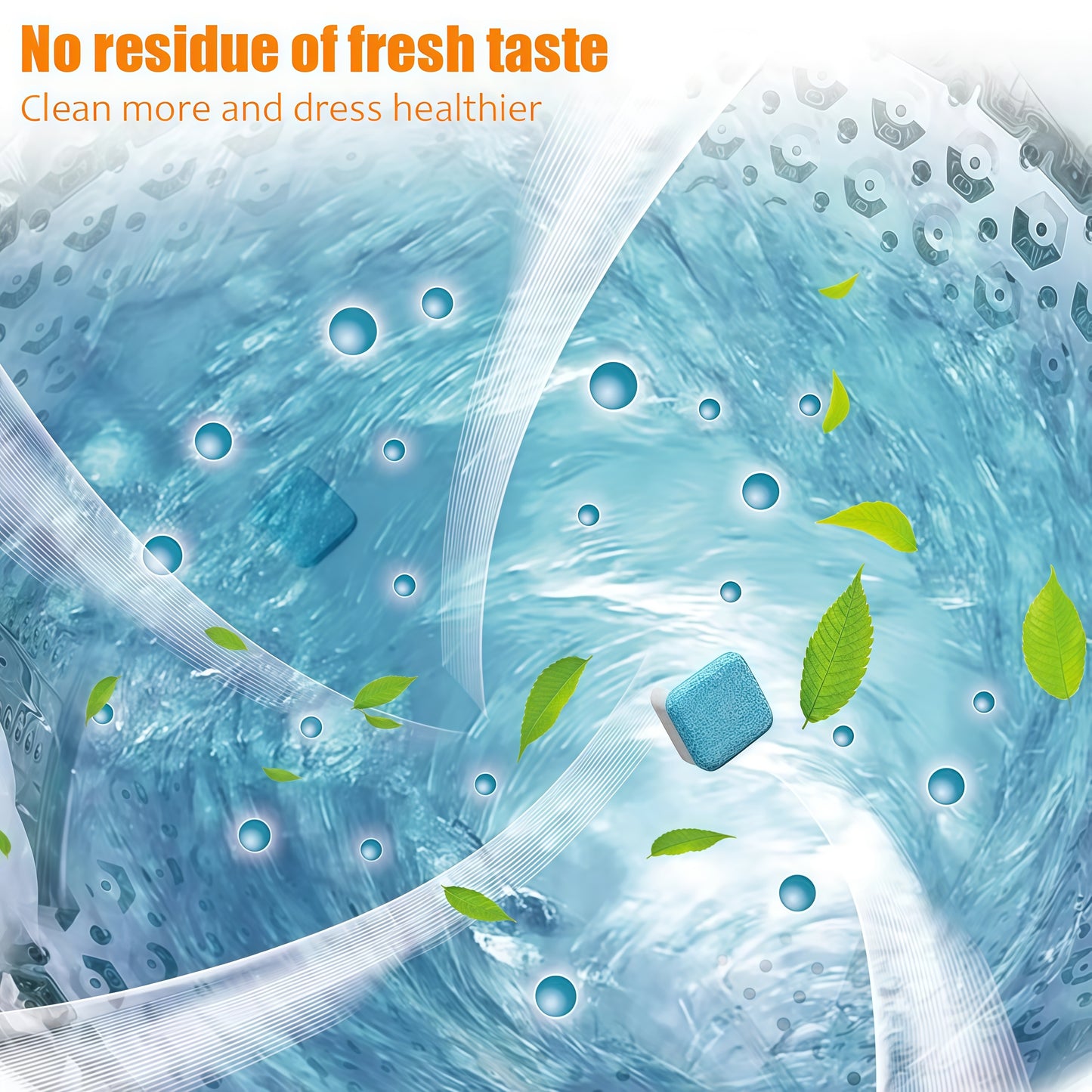Washing Machine Cleaner Tablets – Descaler for Front/Top Load · Removes Limescale & Odor