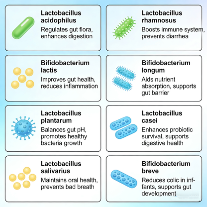 Highly Active Probiotic Blend Supports Gut Health, Aids Digestion, and Protects the Stomach and Intestines Dietary Supplement