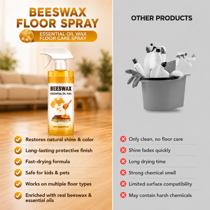 ScratchErase Beeswax Floor Spray - 2026 Expert-Formulated Wood Renewal Formula🔥SUMMRT SALE 60% OFF🔥