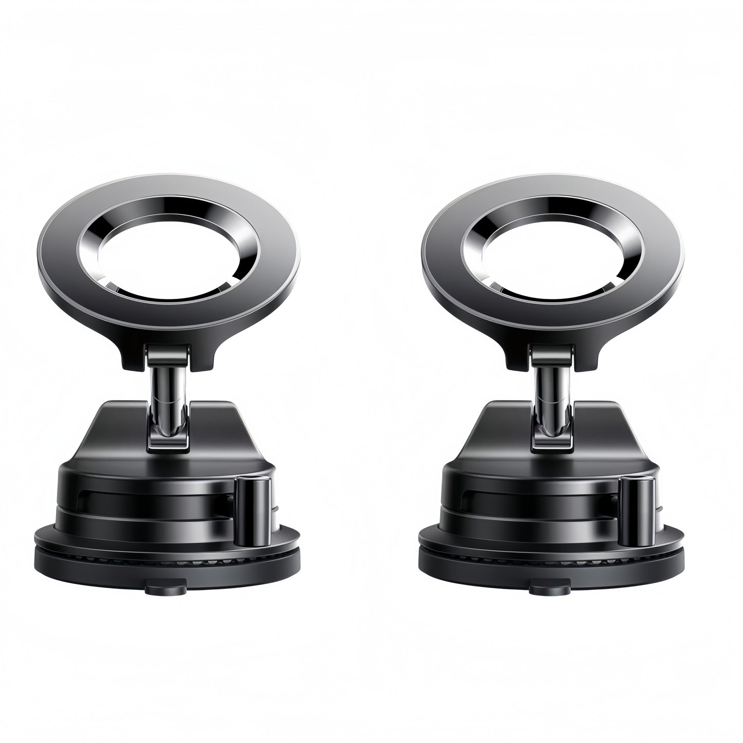 Magnetic Car Phone Holder – Strong Suction Cup, Foldable, Universal for Dashboard & Windshield
