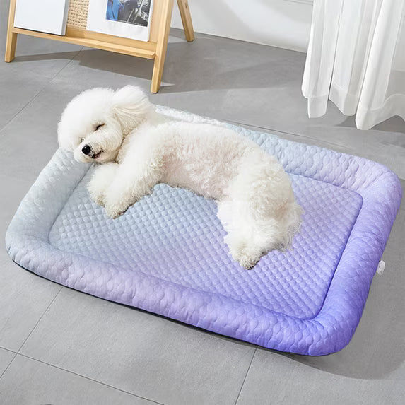 Self Cooling Pet Mat for Dogs & Cats | Cooling Sleeping Pad for Summer | Waterproof Portable Pet Cooling Bed