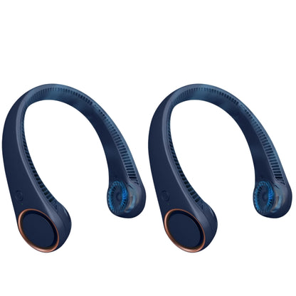 Portable Neck Fan – Hands-Free Bladeless 360° Cooling, 4000mAh USB Rechargeable, 3-Speed Quiet Wearable Fan