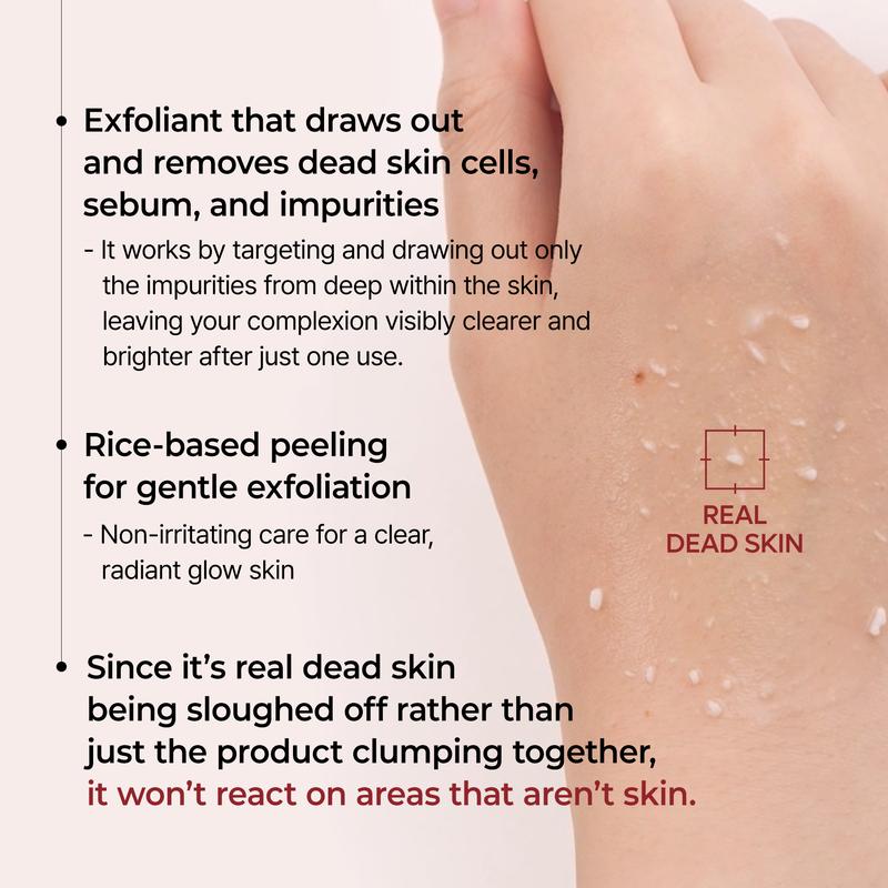 Peel Shot Glow Rice Ampoule Duo White rice ampoule+Black rice ampoule Soft Exfoliating Face and Body Scrub Dead Skin Cells, Blackheads Remover for All Skin Types.