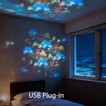 🌊Dynamic Rotating LED Projector Light