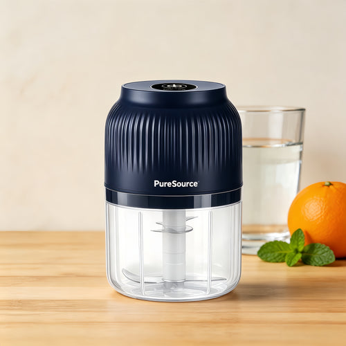 Wireless USB Mini Electric Chopper – 300ml Food Processor for Garlic, Meat, Vegetables & Onion (Portable, Rechargeable)