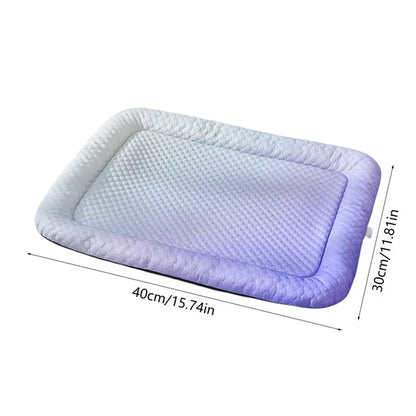 Self Cooling Pet Mat for Dogs & Cats | Cooling Sleeping Pad for Summer | Waterproof Portable Pet Cooling Bed