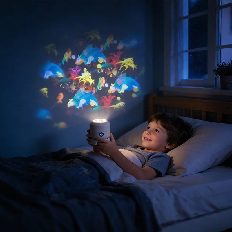 🌊Dynamic Rotating LED Projector Light