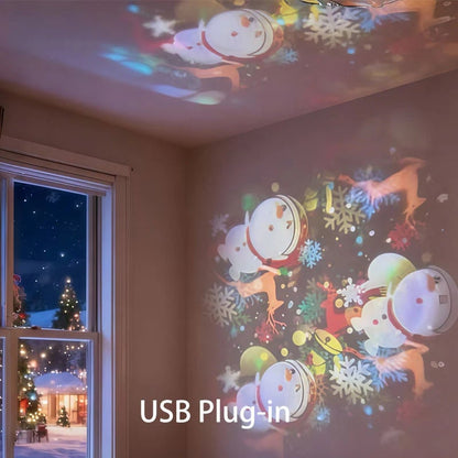 🌊Dynamic Rotating LED Projector Light