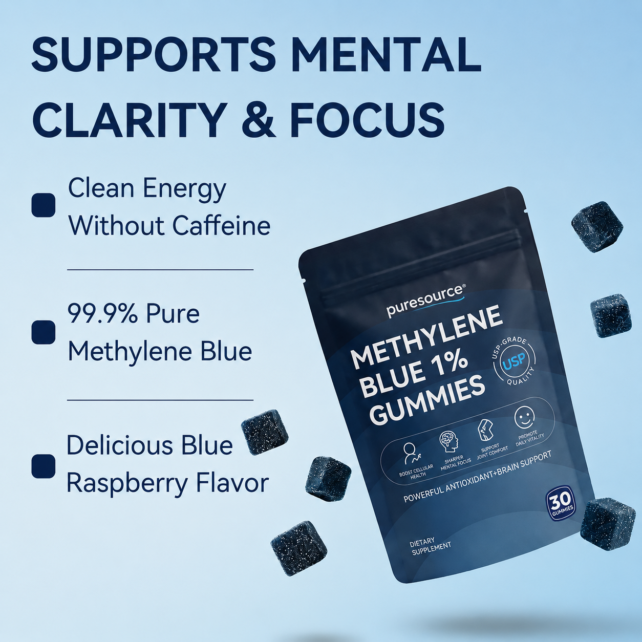 puresource® Methylene Blue Gummies.Support Arthritis.MS.Stroke.Neuropathy.Gout.Move Easier. Feel Lighter. Live Freer✅️Sugar-free💎-Save40%Today