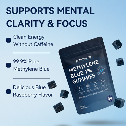 puresource® Methylene Blue Gummies.Support Arthritis.MS.Stroke.Neuropathy.Gout.Move Easier. Feel Lighter. Live Freer✅️Sugar-free💎-Save40%Today
