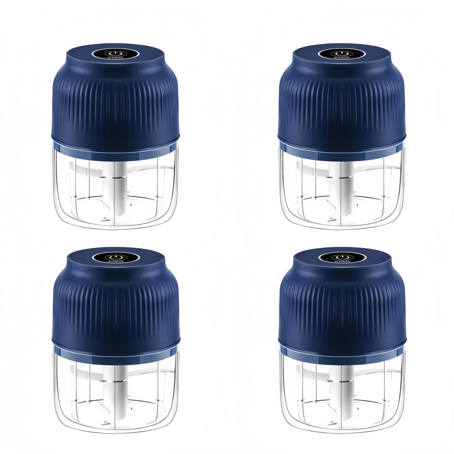 Wireless USB Mini Electric Chopper – 300ml Food Processor for Garlic, Meat, Vegetables & Onion (Portable, Rechargeable)