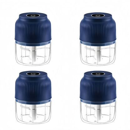 Wireless USB Mini Electric Chopper – 300ml Food Processor for Garlic, Meat, Vegetables & Onion (Portable, Rechargeable)