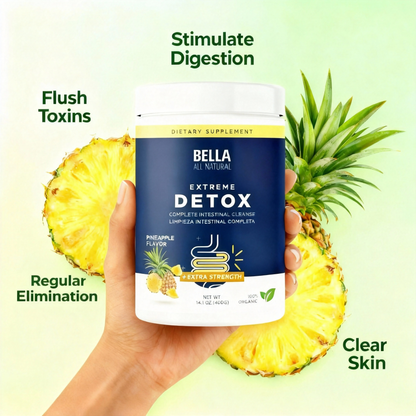 Pineapple Extreme Detox Powder Supports Sleep Balance, Deep Detox & Skin Radiance | All-Natural Cleanse Supplement