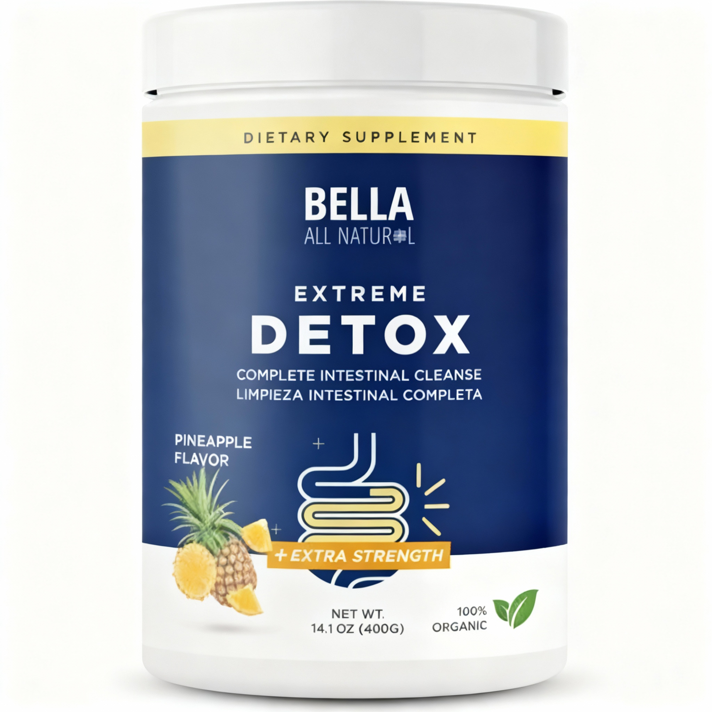 Extreme Detox Powder (Pineapple) Sleep Balance, Detox & Skin Radiance，No Added Sugar