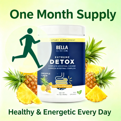 Pineapple Extreme Detox Powder Supports Sleep Balance, Deep Detox & Skin Radiance | All-Natural Cleanse Supplement