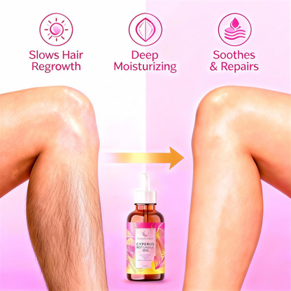 Cyperus Rotundus Oil 60ml | Hair Removal Helper + Moisturizing & Soothing | Suitable for All Skin Types