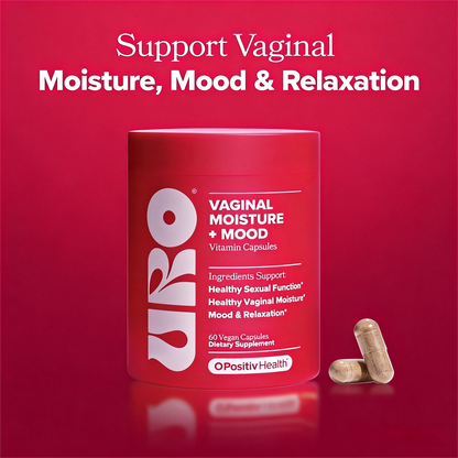 URO Vaginal Moisture& Mood Capsules ， Support Vaginal Moisture, Mood & Relaxation  -30 Servings