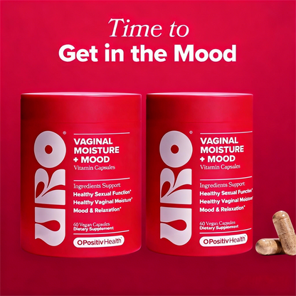 URO Vaginal Moisture & Mood Formulated to Support Vaginal Moisture, Mood & Relaxation  -30 Servings