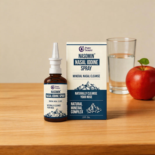 Iodine Nasal Spray – Cleanses & Refreshes Your Nasal Passages – 150+ Uses Per Bottle – 100% Natural Mineral Formula – 2 oz