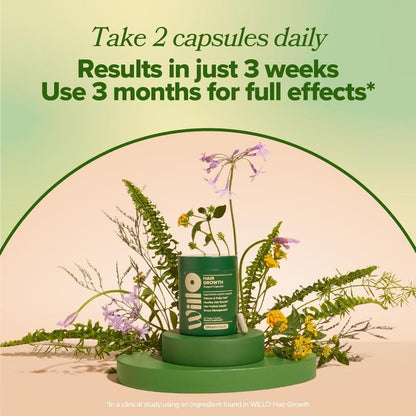 Hair Growth Support for Women - Supports Thicker, Fuller Hair & Healthy Ha