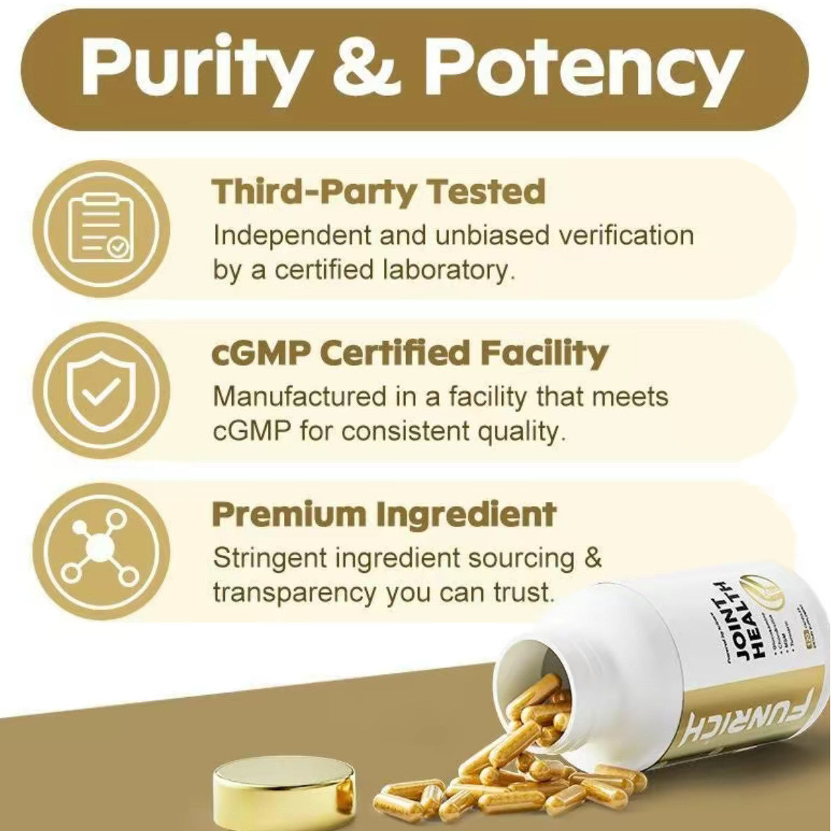 Joint Health Formula-Joint Support120 Capsules Plus Advanced Mobility& Comfort Formula