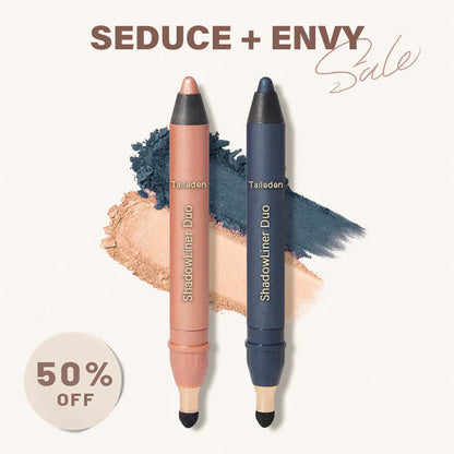2-in-1 Eyeliner & Eyeshadow Stick with Smudge Brush | Long-Lasting & Smudge-Proof