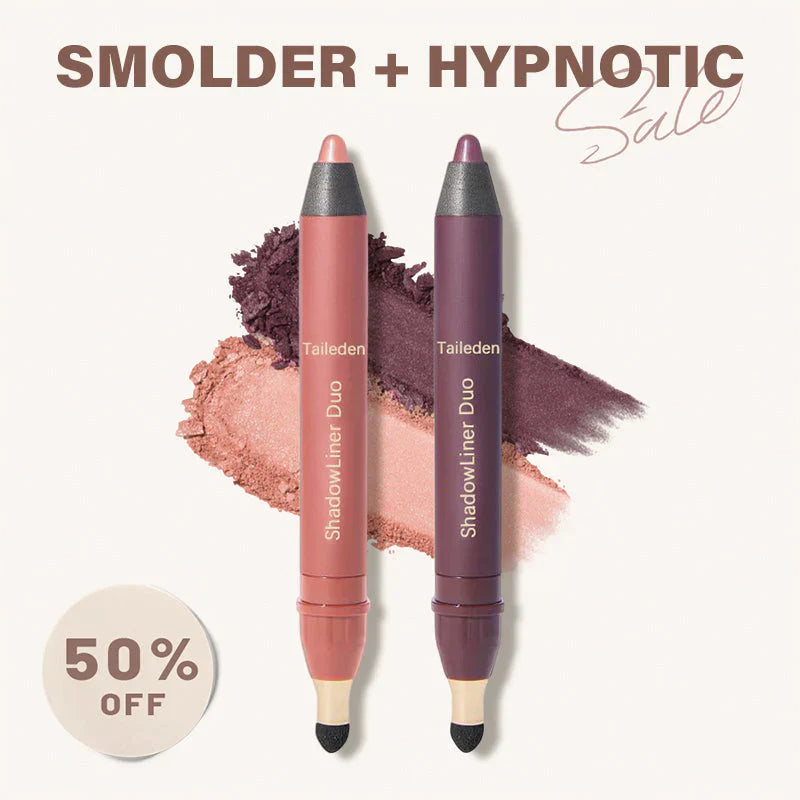 2-in-1 Eyeliner & Eyeshadow Stick with Smudge Brush | Long-Lasting & Smudge-Proof