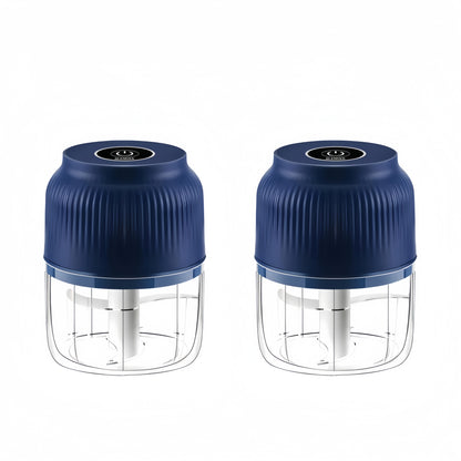 Wireless USB Mini Electric Chopper – 300ml Food Processor for Garlic, Meat, Vegetables & Onion (Portable, Rechargeable)